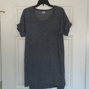 Madewell Wallace Sz Lg cashmere, wool & rabbit hair Tshirt dress